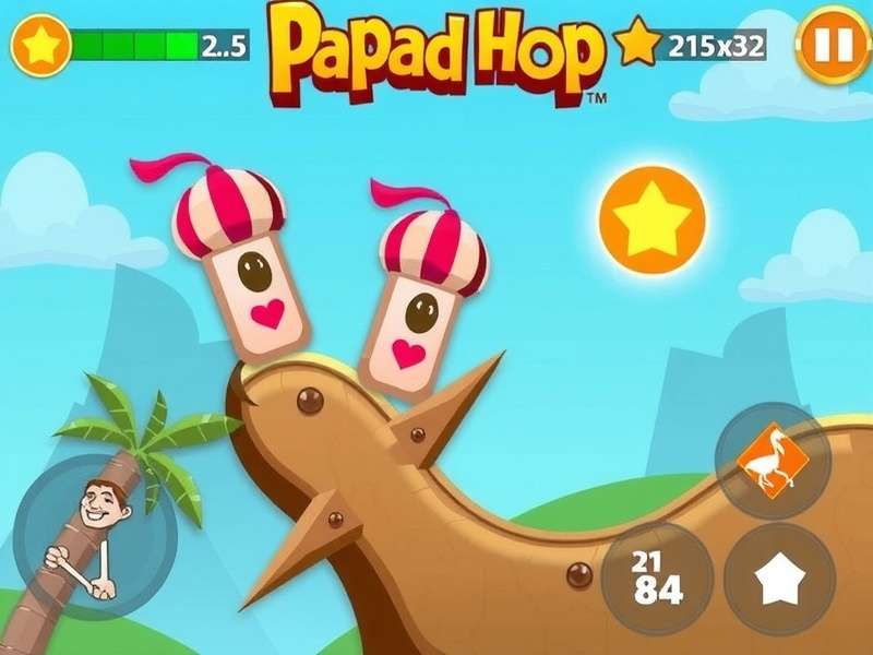 Papad Hop Hero Game Screenshot